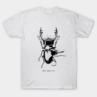 Stag Beetle Glitch T-Shirt